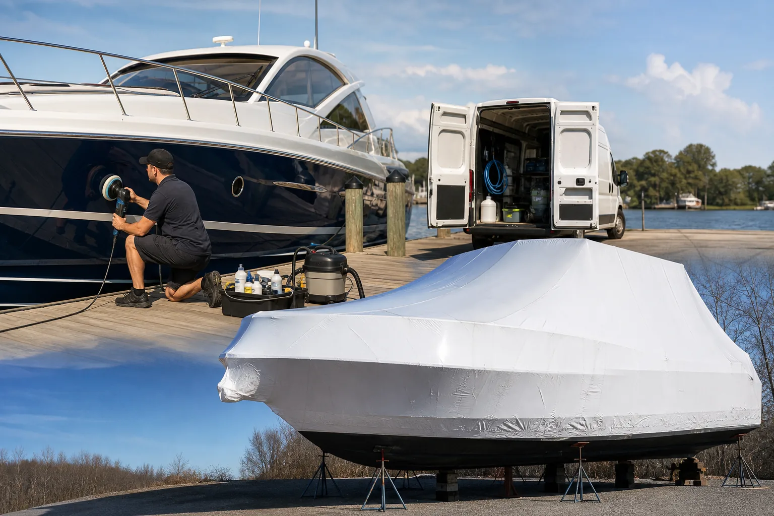 Illustration for Lake Shore Yacht Care Services