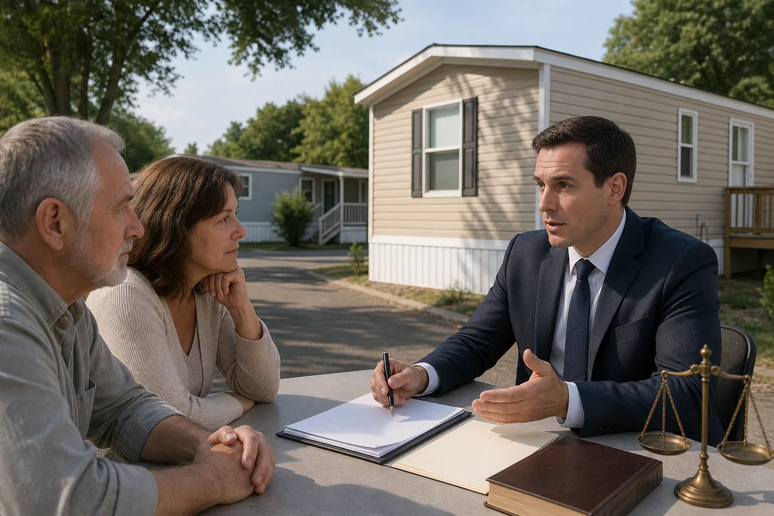 Illustration for Utah Mobile Home Landlord-Tenant Attorneys