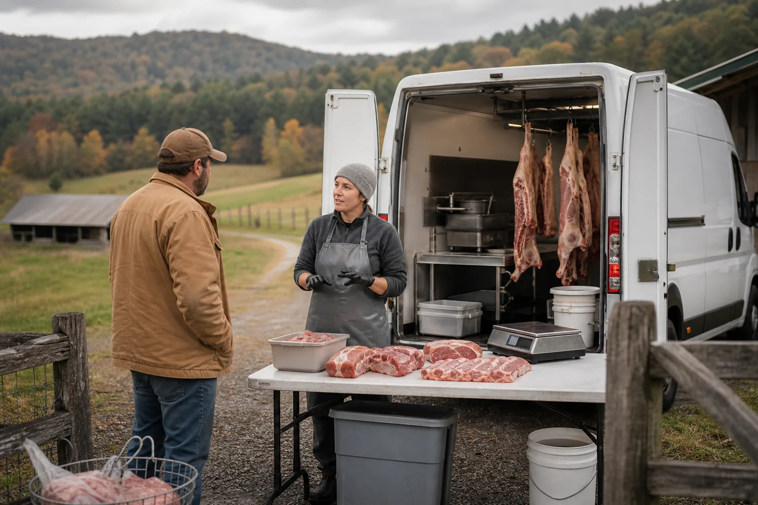 Regional boutique mobile units: visual reference for 6. Regional boutique mobile units , Independent operators with variable per-pound pricing