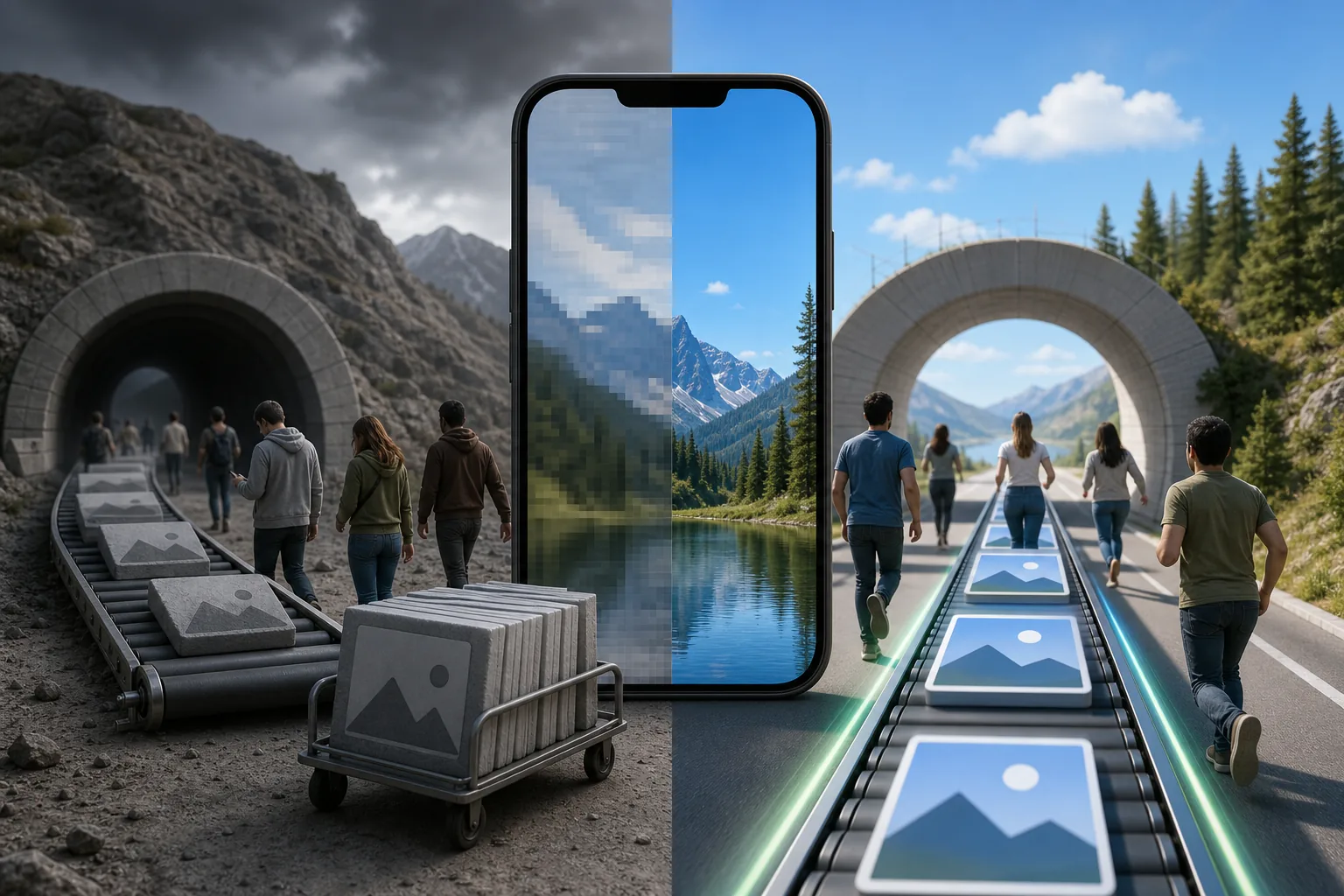 Image Optimization: visual reference for 4. Image Optimization , Faster Load Times, Lower Bounce Rates