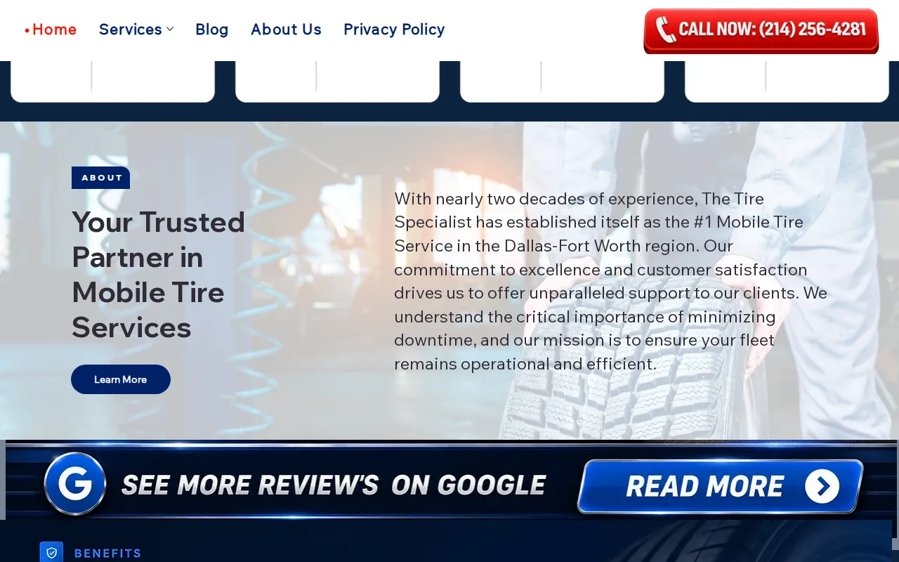The Tire Specialist: visual reference for 1. The Tire Specialist — On‑Site Dump Truck Tire Repair with Rapid Fleet Response