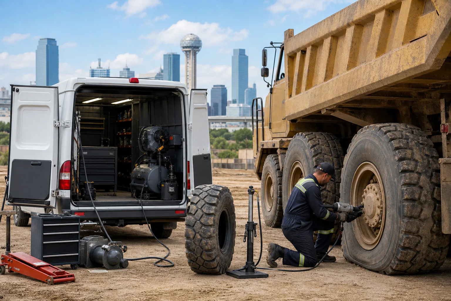 Redd’s Rubber Mobile Tire Shop: visual reference for 3. Redd’s Rubber Mobile Tire Shop — ASE‑Certified Fleet Tire Partner