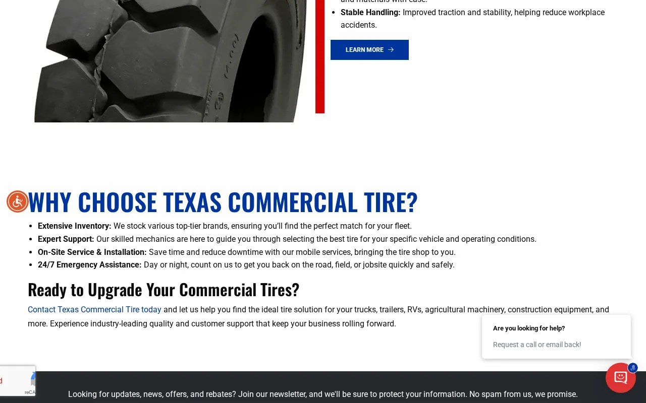 Texas Commercial Tire: visual reference for 8. Texas Commercial Tire — 24/7 Roadside Service with Preventive Fleet Maintenance