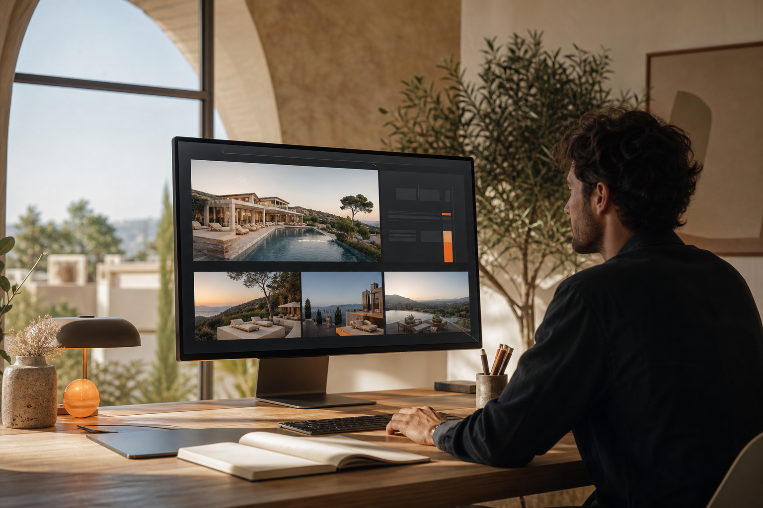 premium modern website design review for a Mallorca luxury brand.
