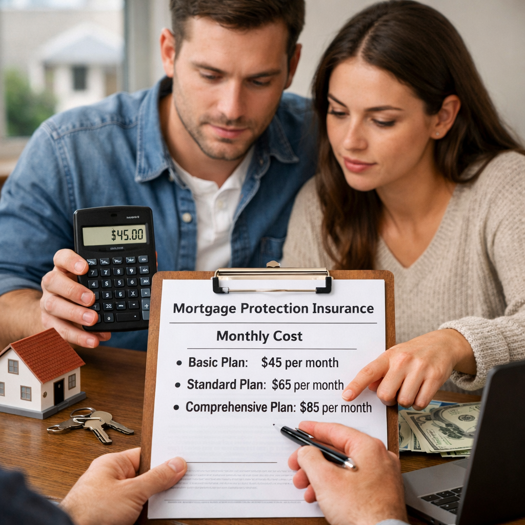 A photorealistic image related to mortgage-protection-insurance-for-first-time-homebuyers-cost. Alt: mortgage-protection-insurance-for-first-time-homebuyers-cost