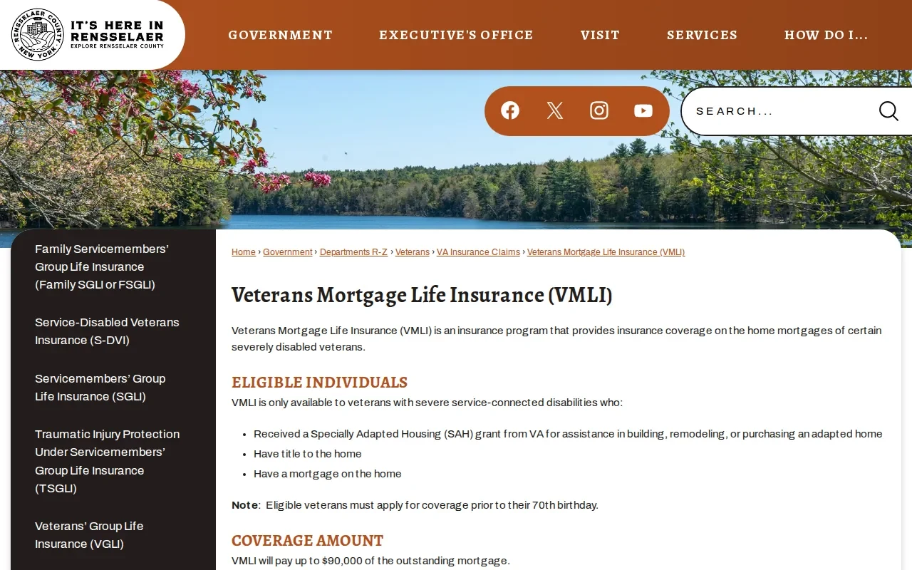 Illustration for Veterans’ Mortgage Life Insurance (VMLI)