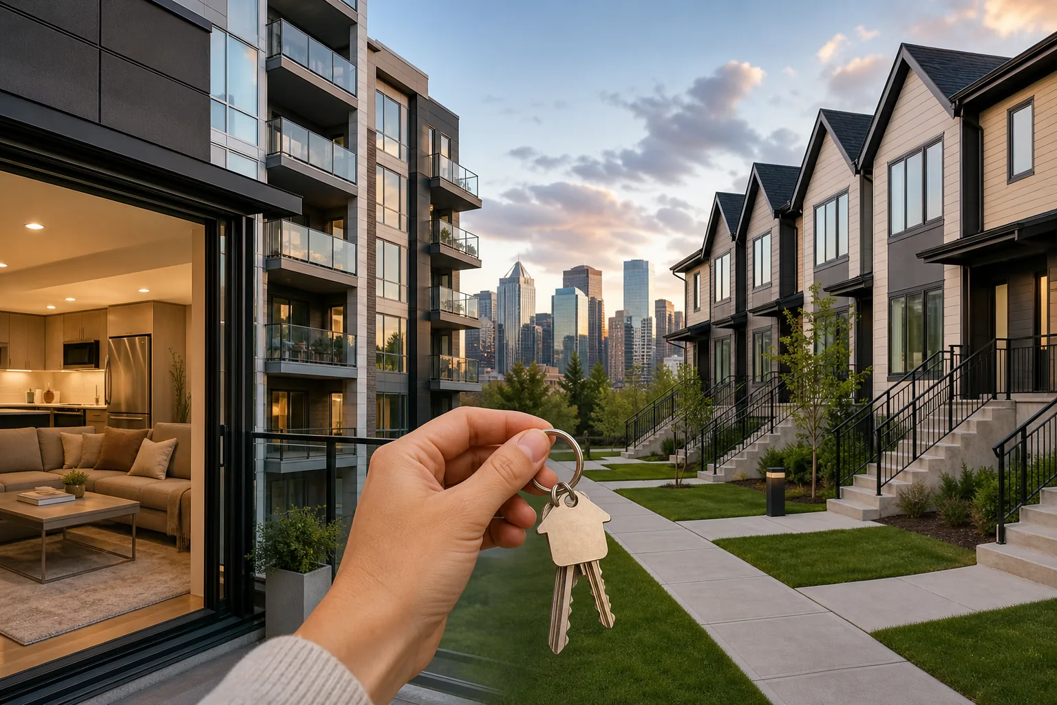 Illustration for Move‑In‑Ready Calgary Condos and Townhomes