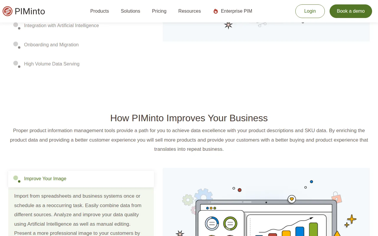 PIMInto: visual reference for 1. PIMInto (Our Top Pick) , Built‑in feeds & AI enrichment