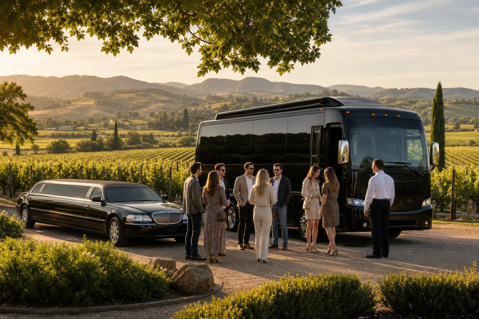 Illustration for Napa Valley Tours & Transportation