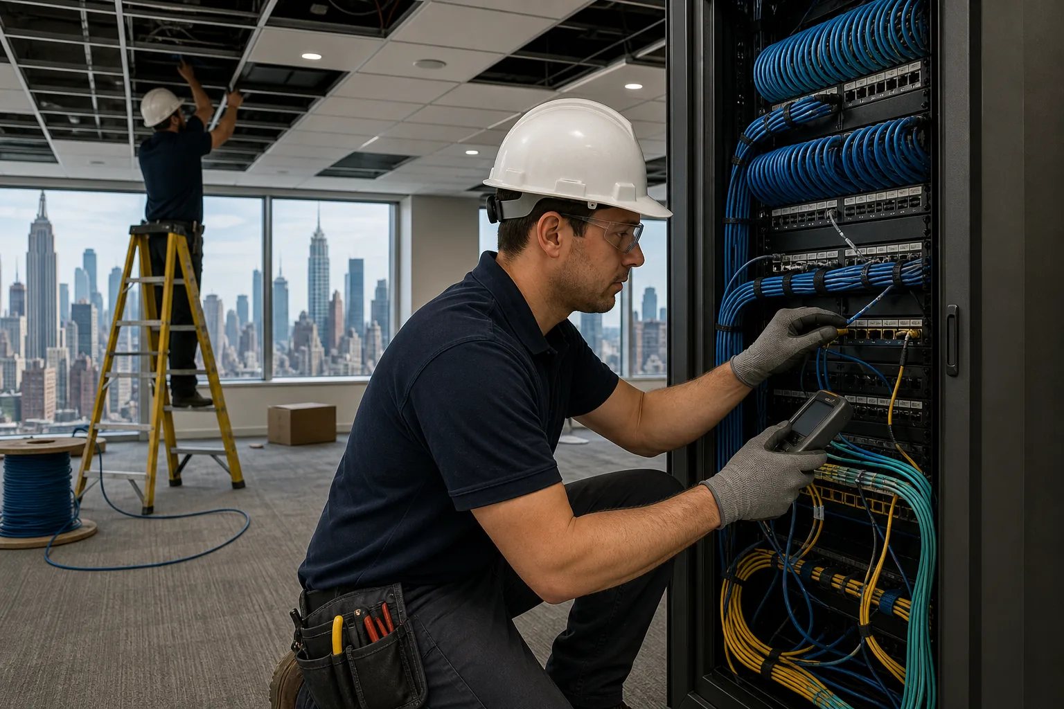 Illustration for Low-Voltage Cabling Contractors