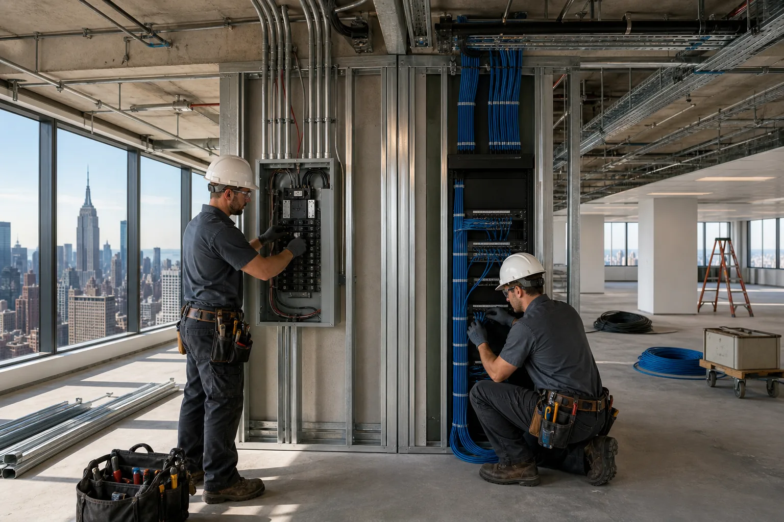 Illustration for Electrical Contractors With Data-Cabling Expertise