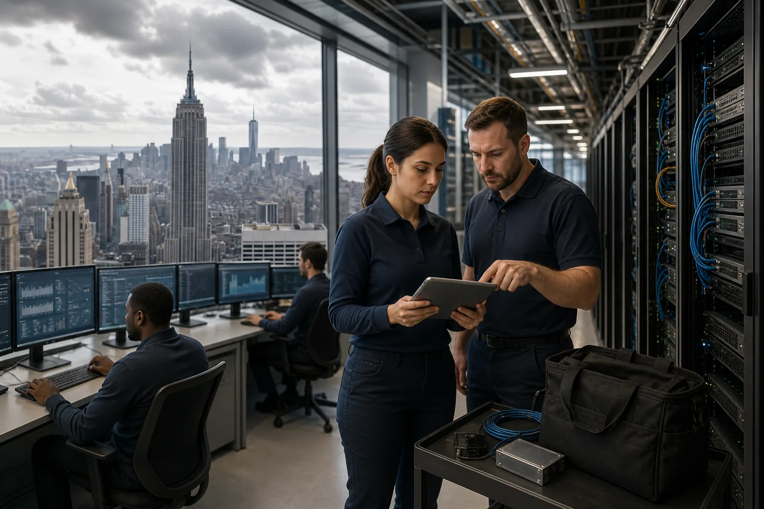 Illustration for Enterprise Network Support Firms Serving NYC