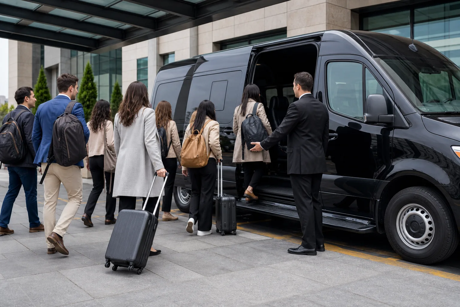 Illustration for Large-Group Transportation for Larger Groups