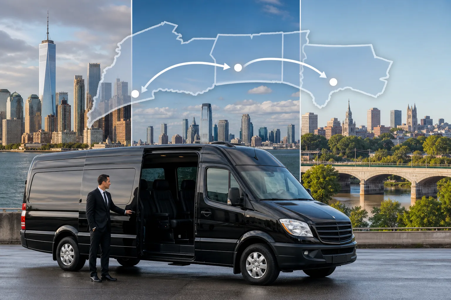 Illustration for Van Services for Tri-State Routes