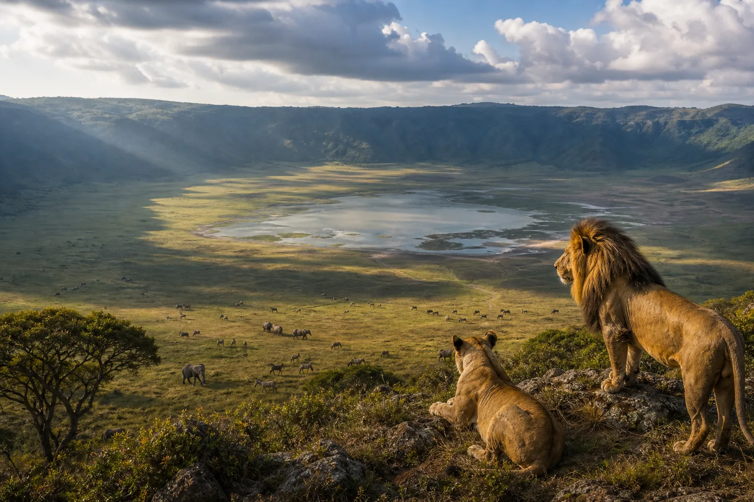 Illustration for Ngorongoro Crater