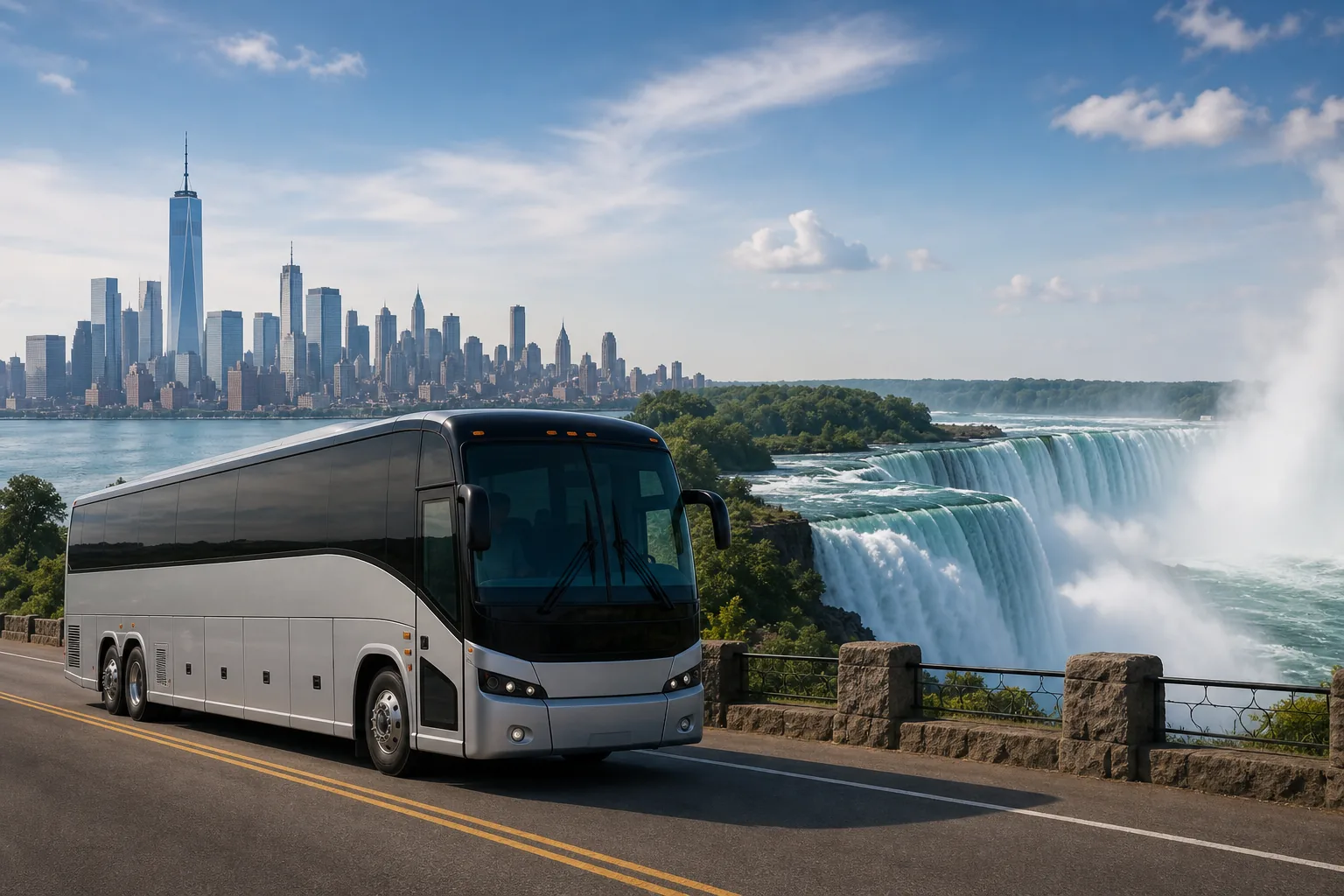 Illustration for New York Bus Company
