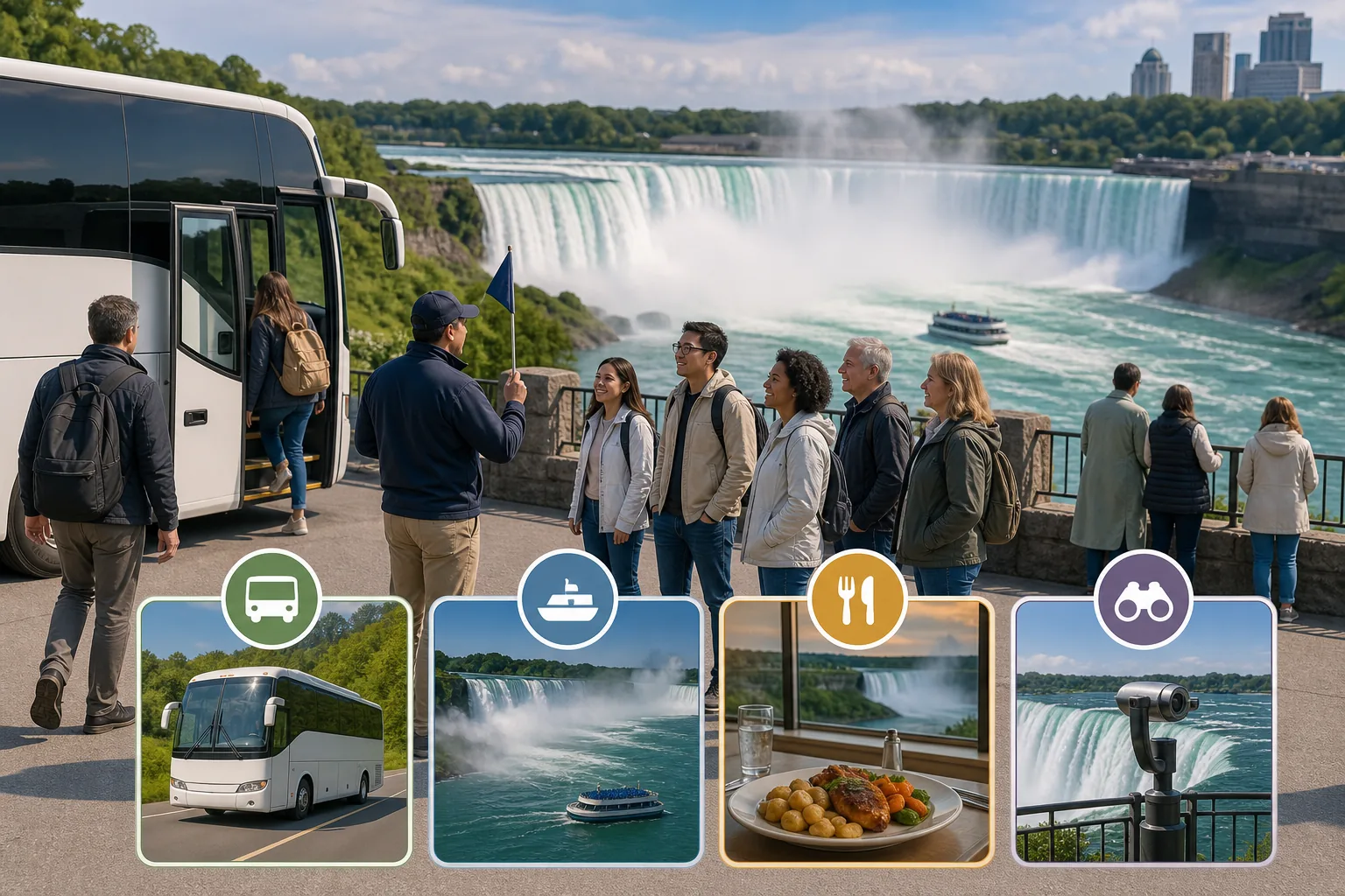 Illustration for Public Niagara Falls Sightseeing Packages