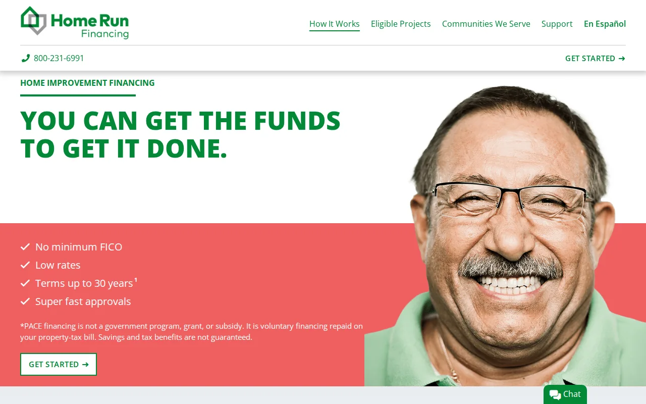 Home Run Financing: visual reference for 2. Home Run Financing, A Homeowner-Focused No-Credit-Check Option