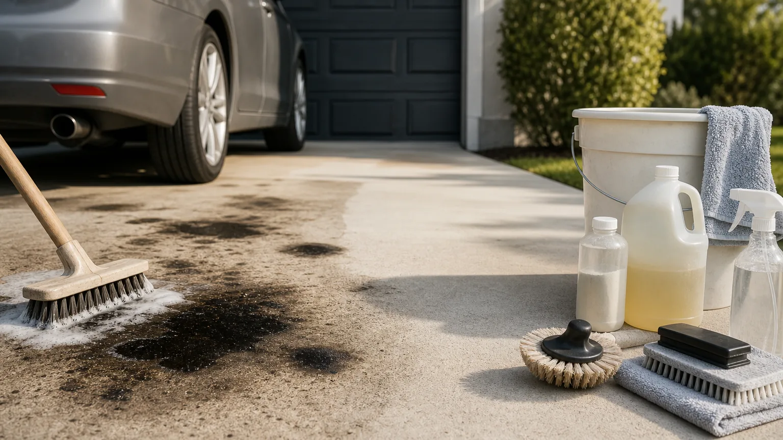 Best Oil Stain Removal From Driveway Options