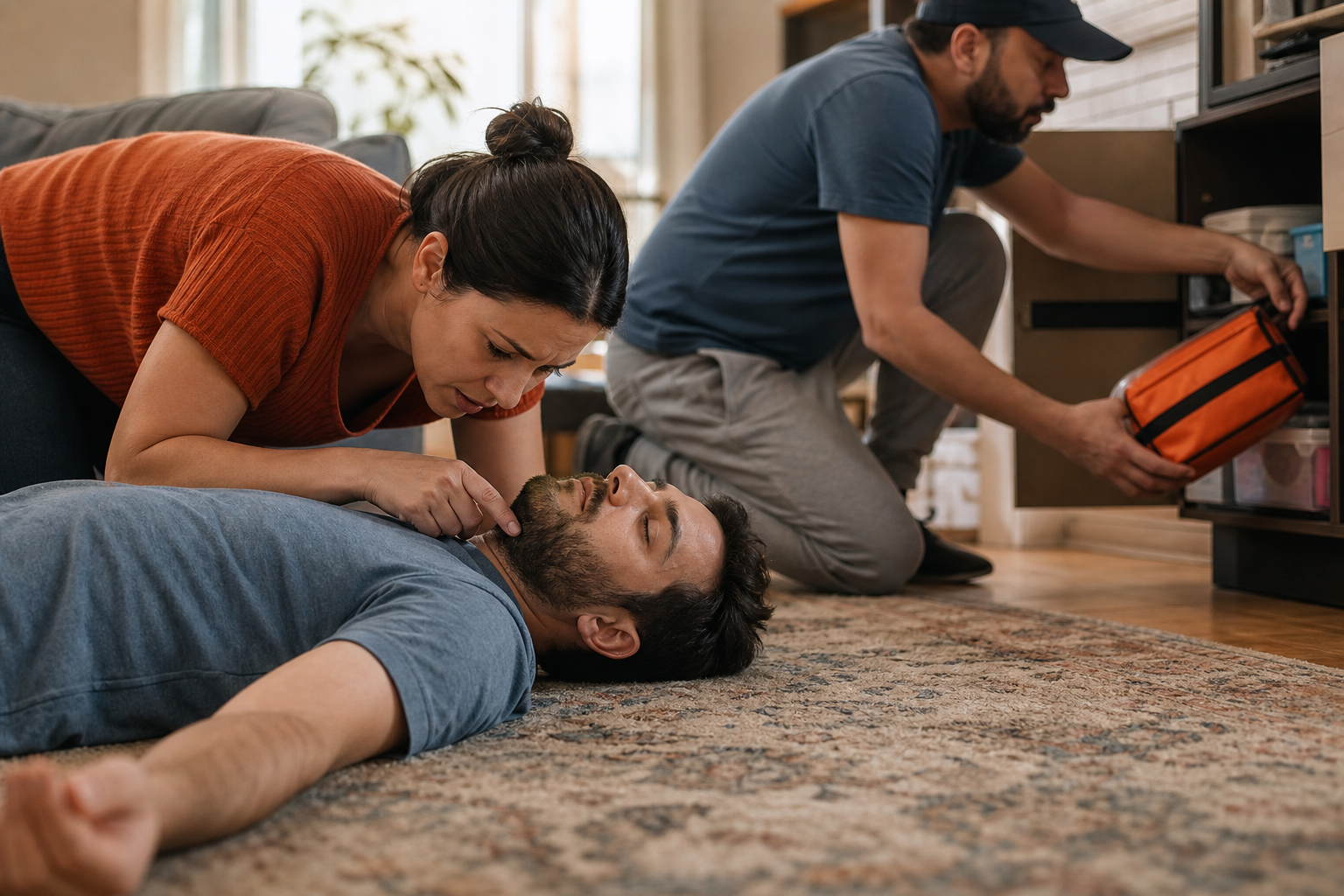 family recognizing opioid overdose warning signs at home