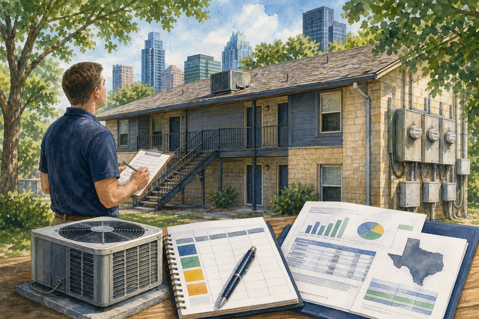 Texas multifamily property cash flow and rental inspection checklist
