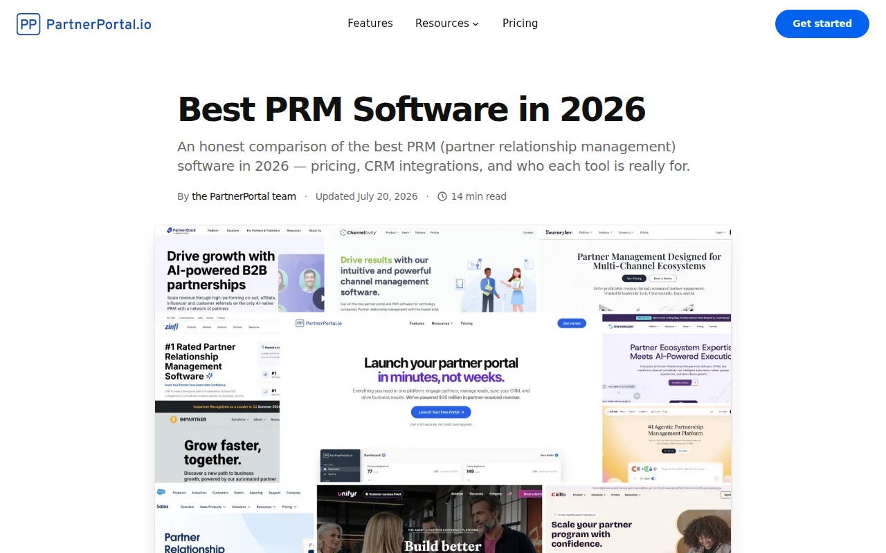 PartnerPortal deal registration and partner resource hub