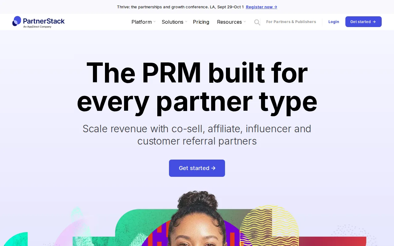 PartnerStack dashboard for affiliate, referral and co-sell programs
