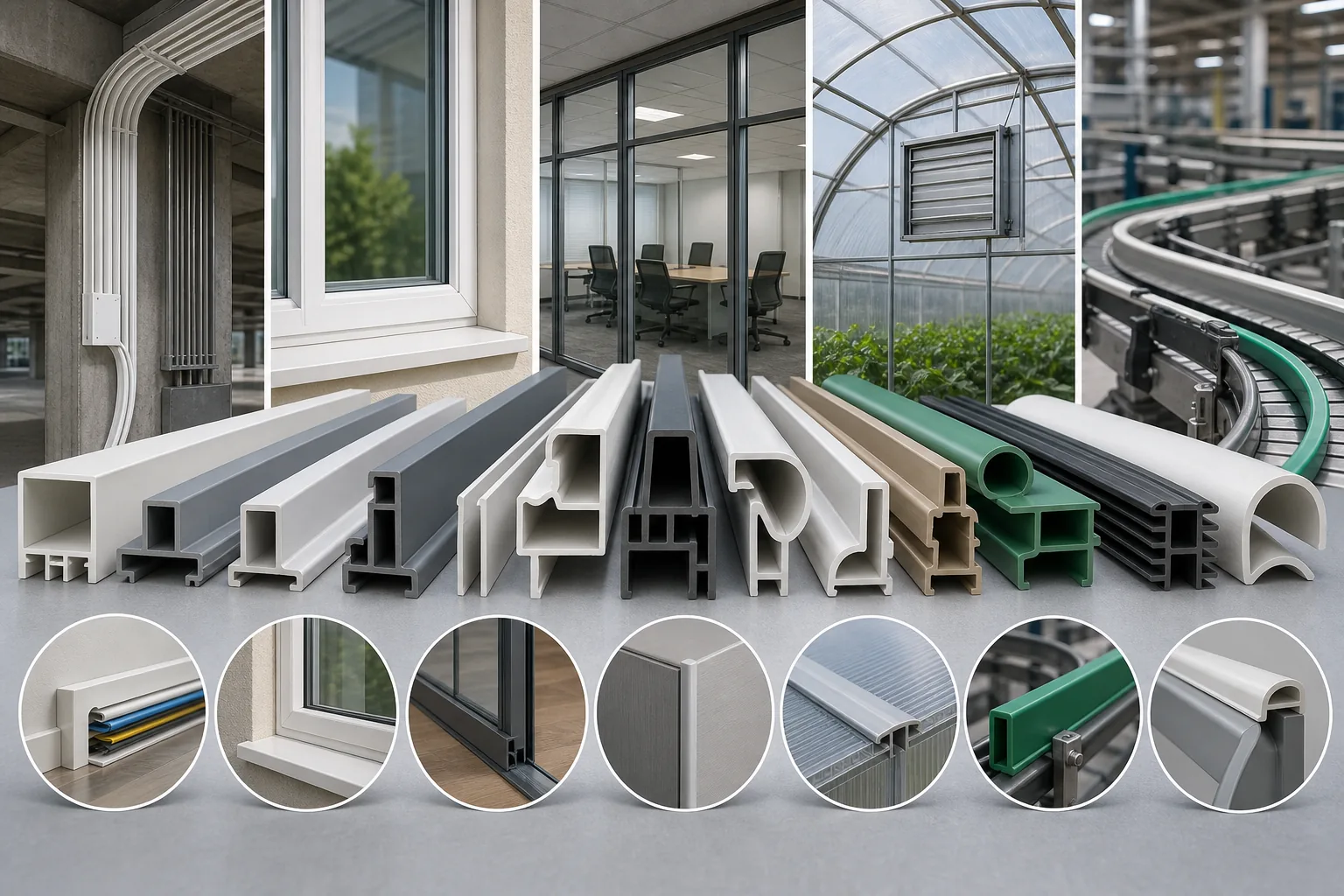 Common Profile Shapes and Their Industrial Applications: visual reference for 5. Common Profile Shapes and Their Industrial Applications