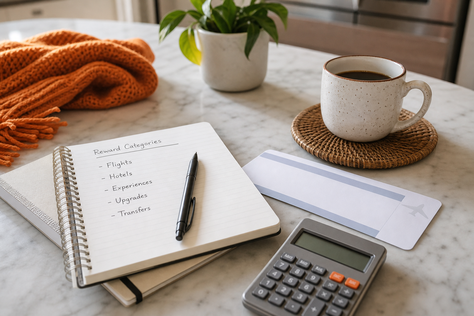 points and miles explained for beginners with a simple travel rewards planning setup.