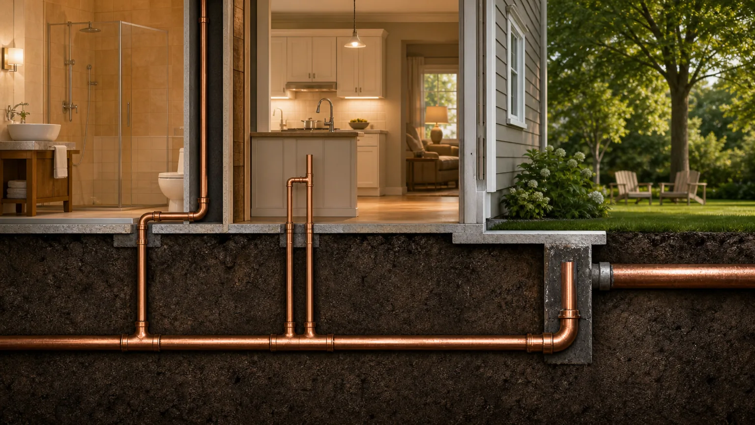 Copper Pipe Replacement: visual reference for 3. Copper Pipe Replacement , Traditional durability for long‑term peace of mind