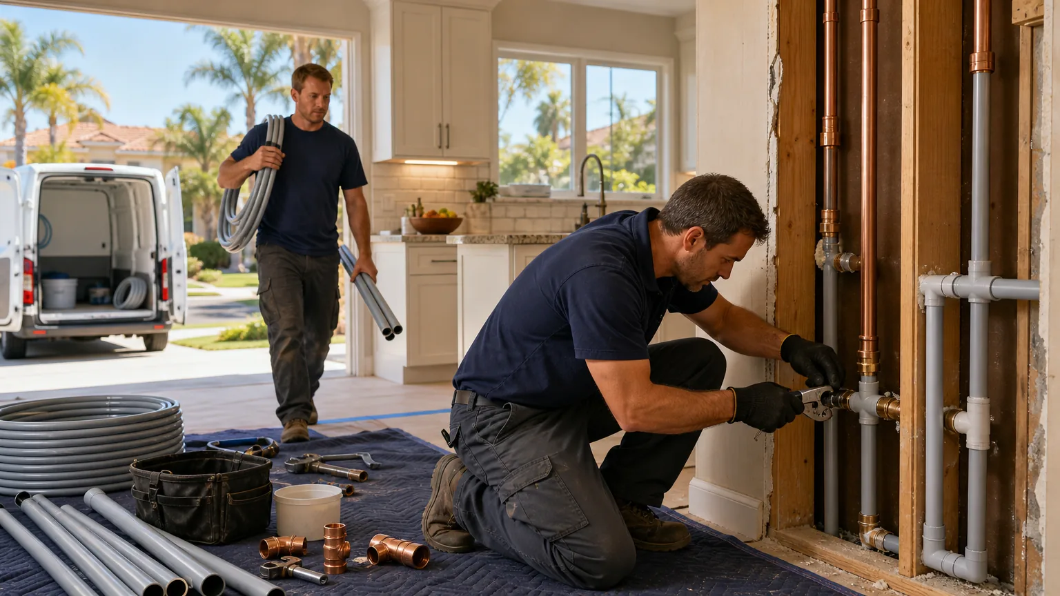 Professional Local Repiping Services: visual reference for 5. Professional Local Repiping Services , Trusted Orange County contractors