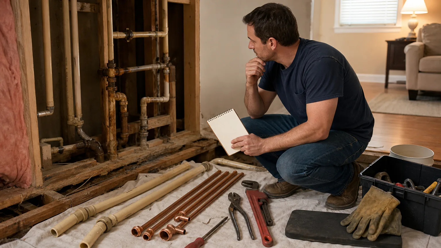DIY Considerations for Polybutylene Replacement: visual reference for 6. DIY Considerations for Polybutylene Replacement