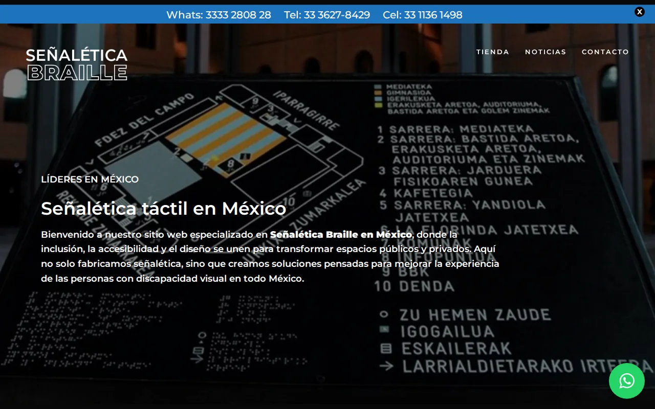 Señaletica Tactil: visual reference for 1. Señaletica Tactil (Our Top Pick)