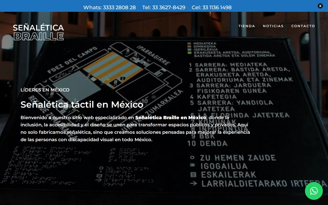 Señaletica Tactil: visual reference for 1. Señaletica Tactil (Our Top Pick) — Fabricación nacional y soluciones integrales para gobierno