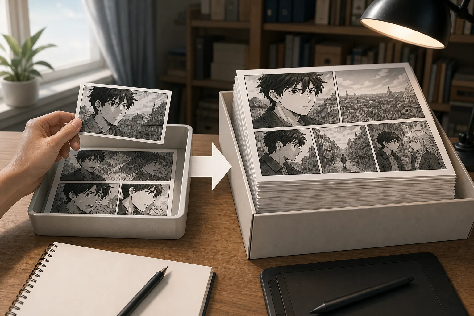 Illustration for AI Manga Translator