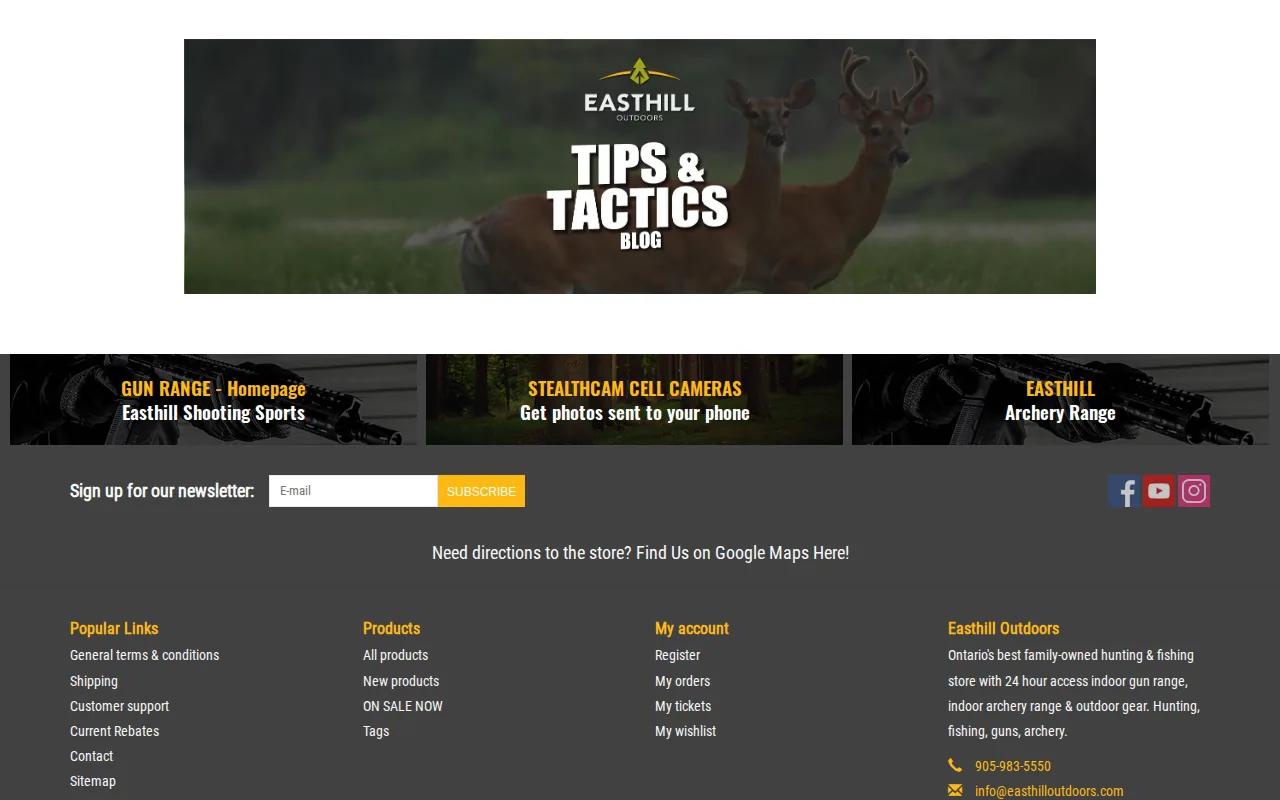 EASTHILL SHOOTING SPORTS: visual reference for 3. EASTHILL SHOOTING SPORTS — All-Equipment-Included Private Lessons