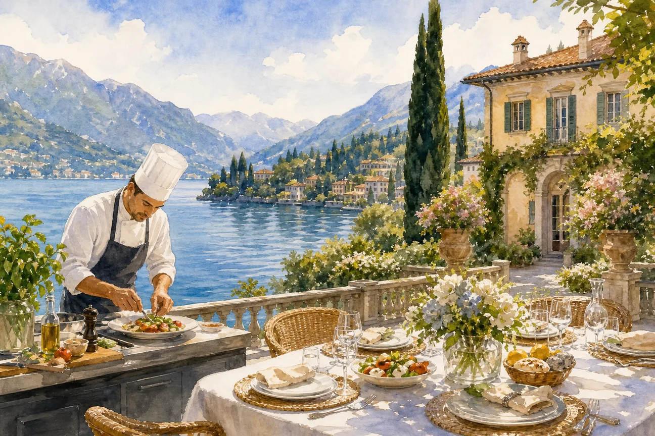 Best Private Chef Villa Lake Como Options for Your Stay