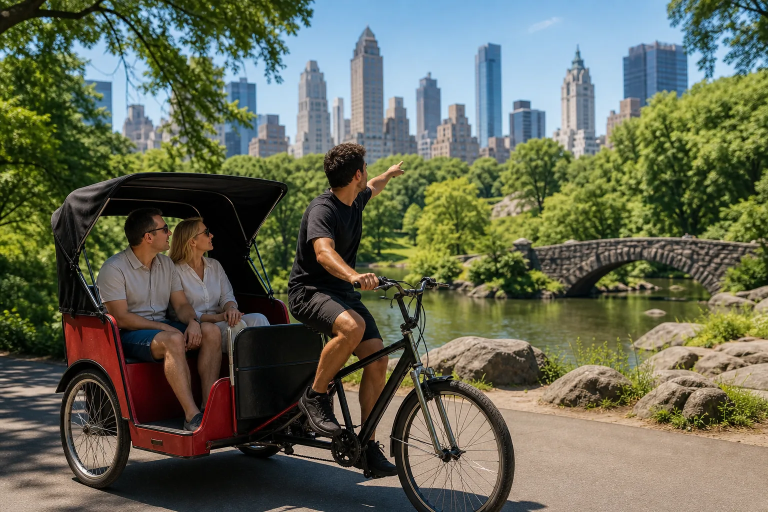 Illustration for Central Park Pedicab Guided Tours