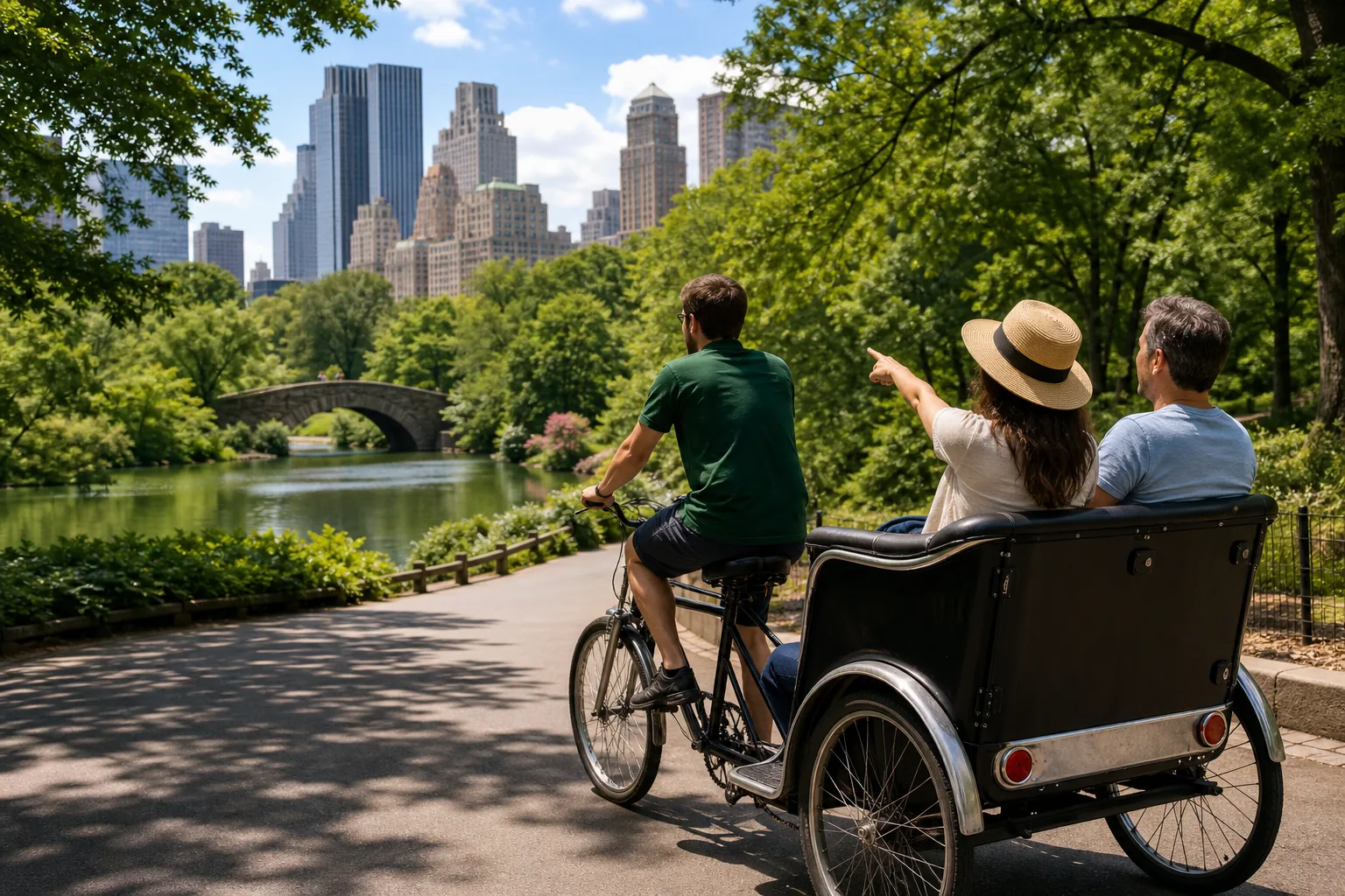 Illustration for Central Park Pedicab Tour with Guide