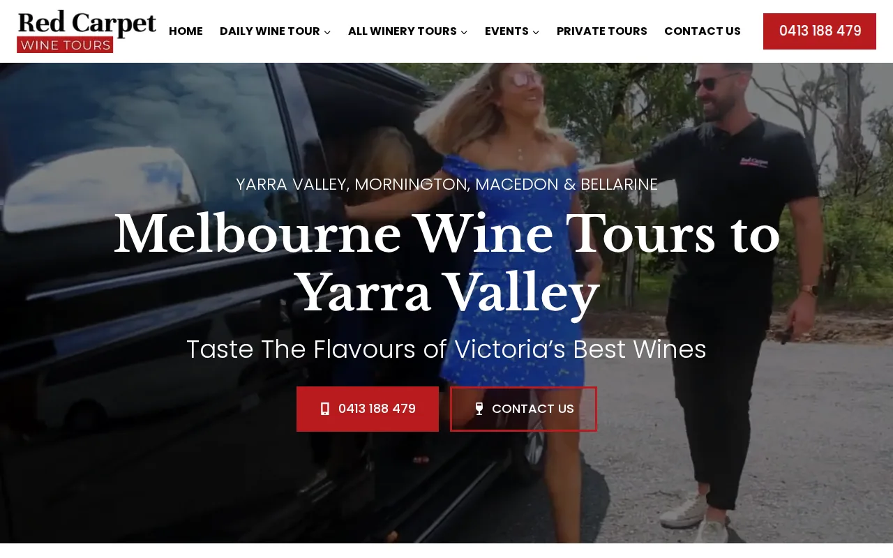 Red Carpet Wine Tours: visual reference for 1. Red Carpet Wine Tours — Private Mornington Peninsula Tours from Melbourne