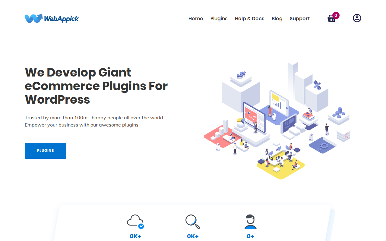 CTX Feed plugin homepage screenshot