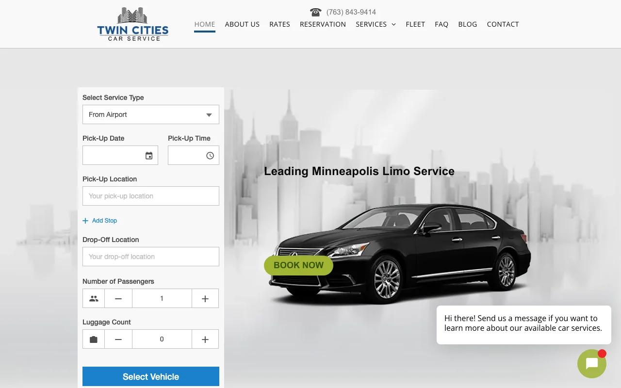 Illustration for Twin Cities Car Service