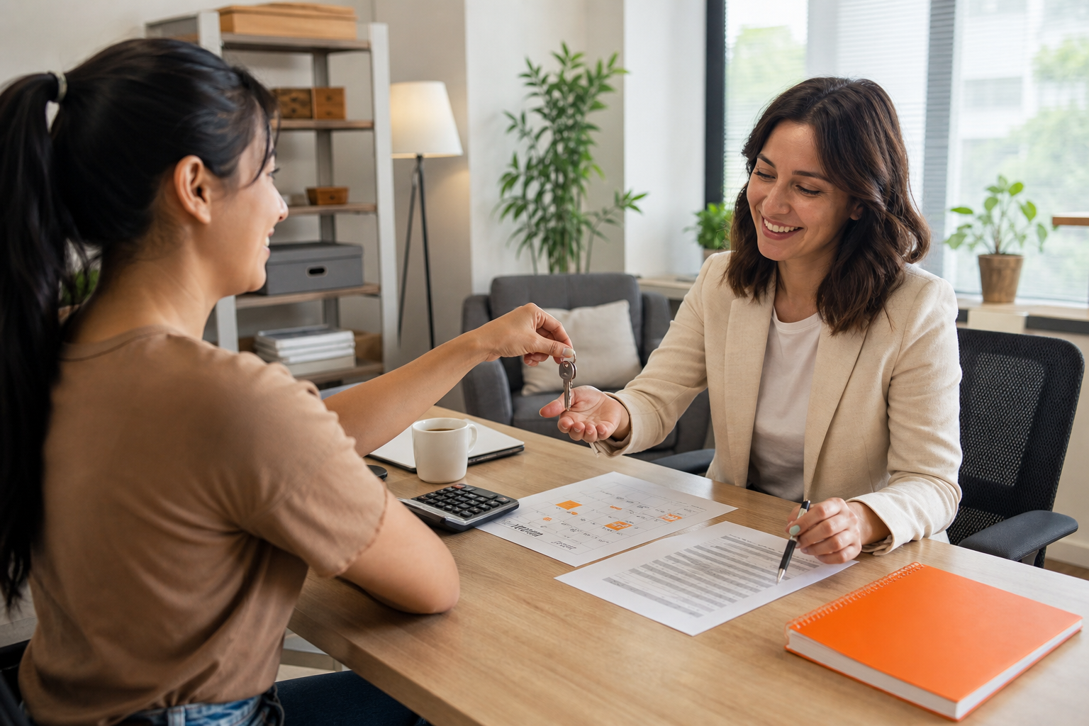prorated rent refund calculation for move-out
