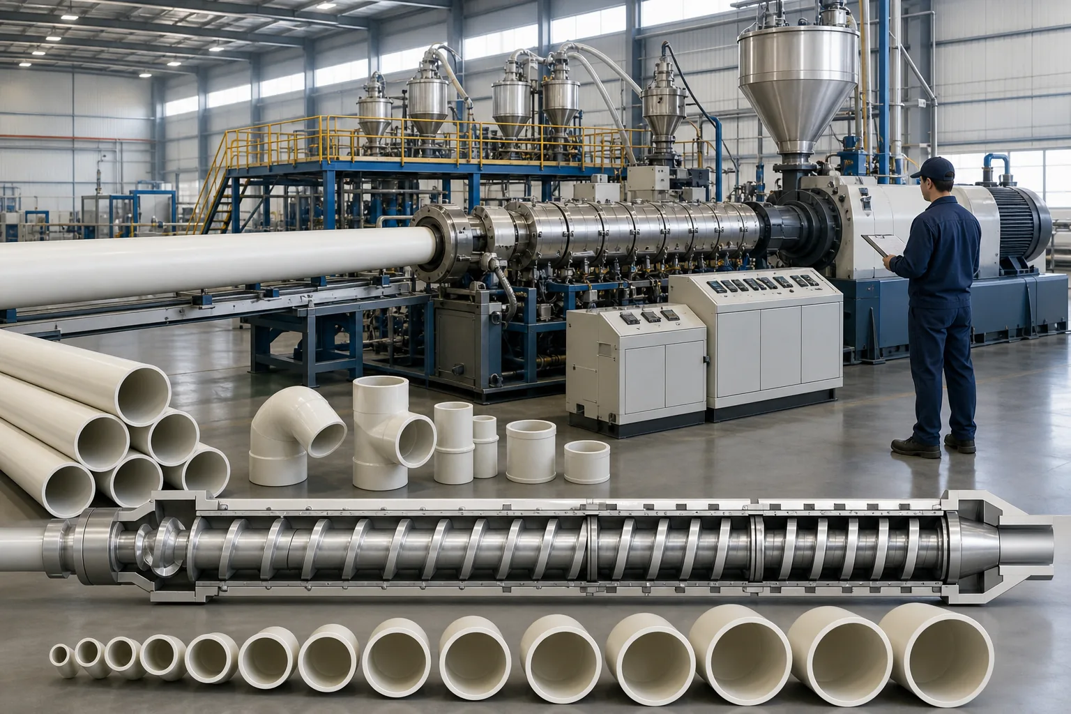 Plastivo Extrusions: visual reference for 1. Plastivo Extrusions (Our Top Pick) , Full‑line PVC plant with custom L/D ratios