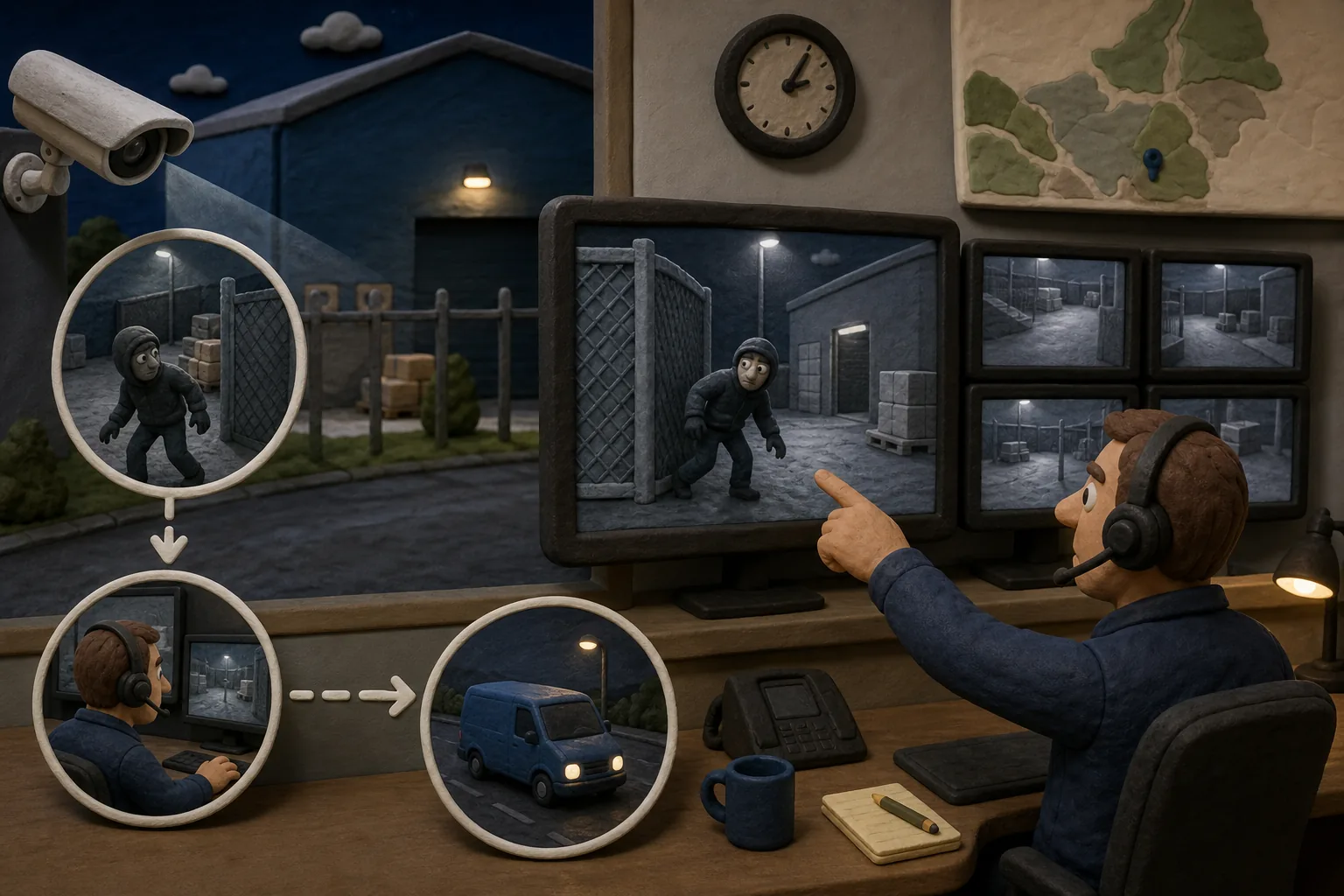 Illustration for Remote CCTV monitoring for verified events