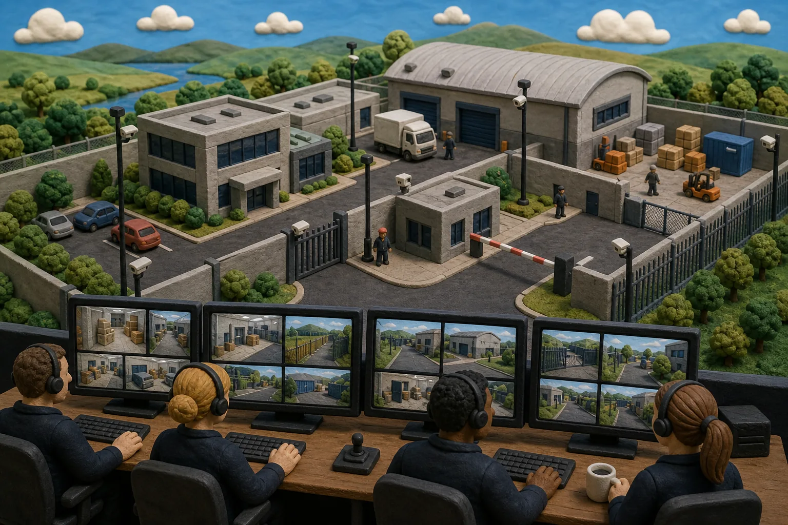 Illustration for Integrated monitoring for complex sites