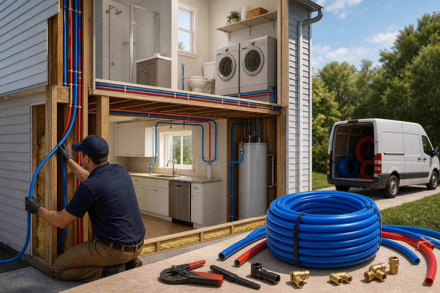 Illustration for PEX Repiping