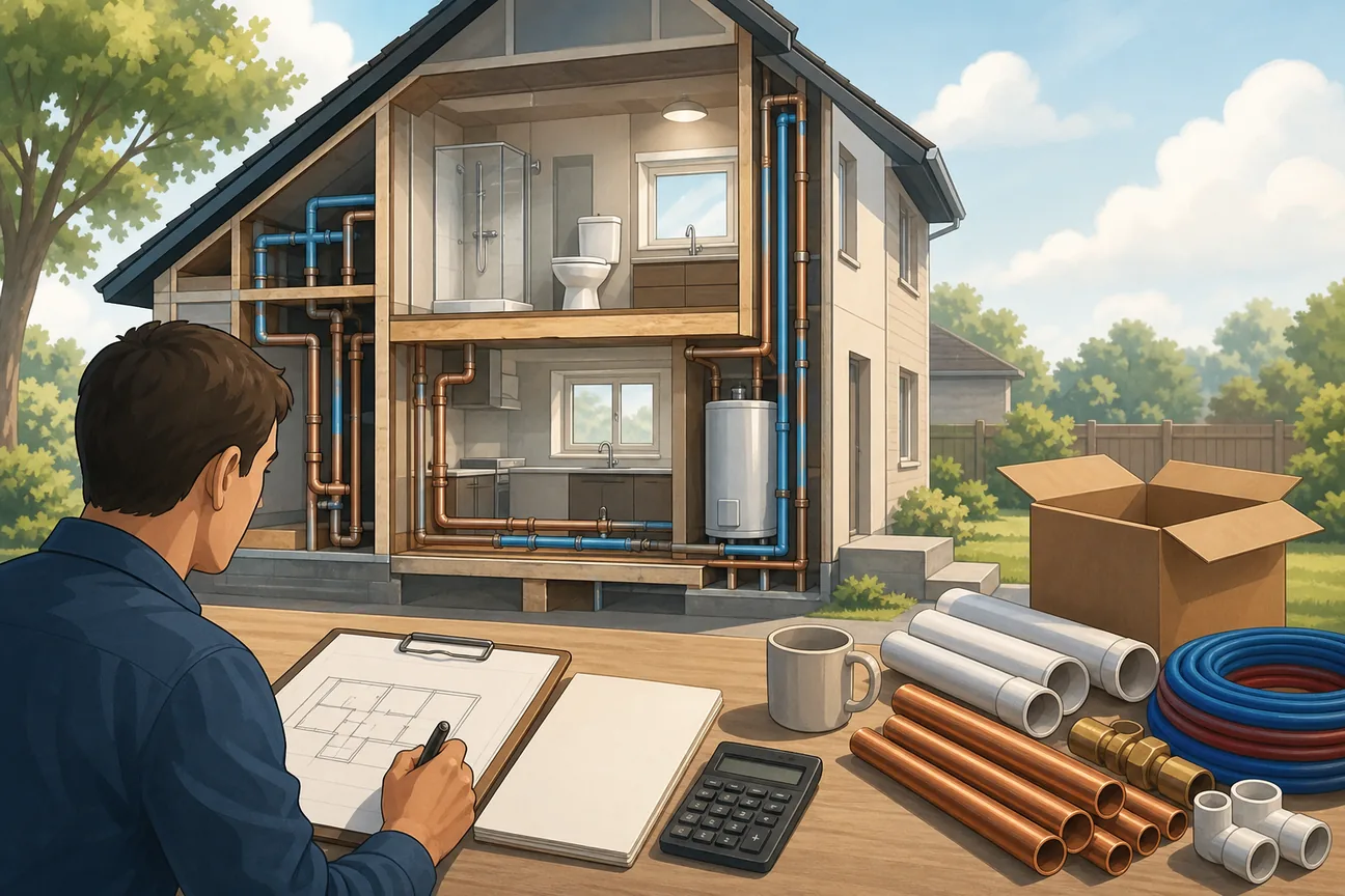 Editorial illustration for Top 10 Ways to Get a Repiping Cost Estimate