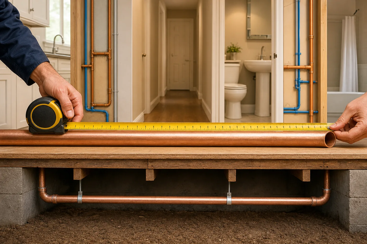 Per‑Foot Pricing Model: visual reference for 5. Per‑Foot Pricing Model , Estimate by Linear Foot of Pipe