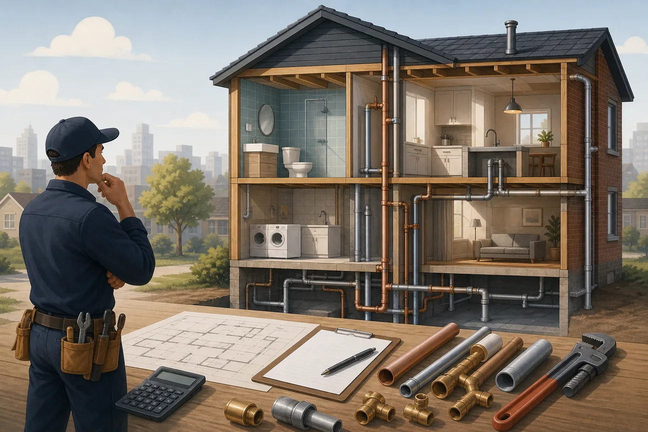 Editorial illustration for 10 Factors Affecting Repiping Cost per Square Foot